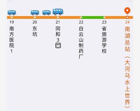 ILC广州国际语言培训中心公共汽车交通指引图