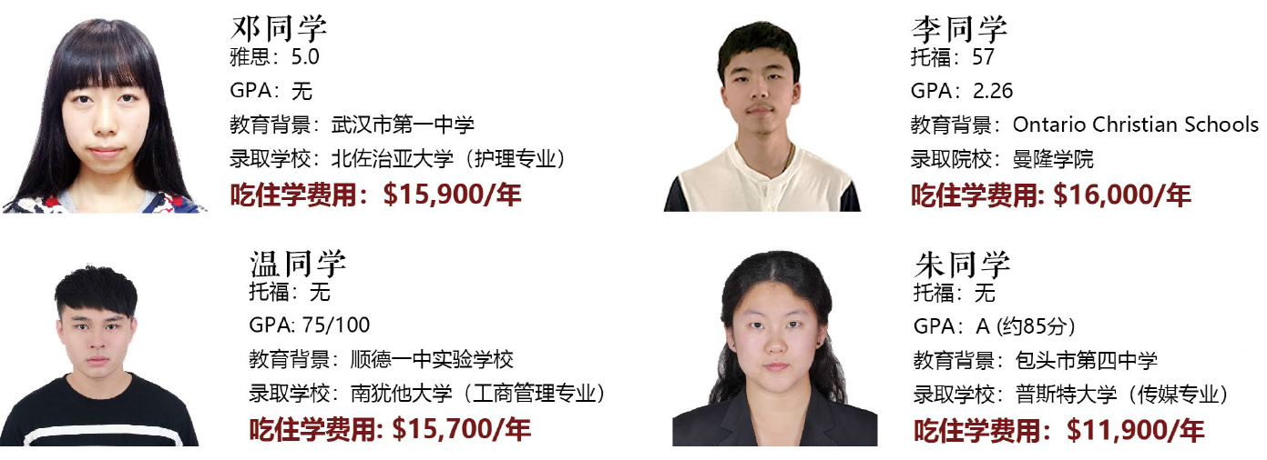 Go Campus美国公费留学本科奖学金项目成功案例